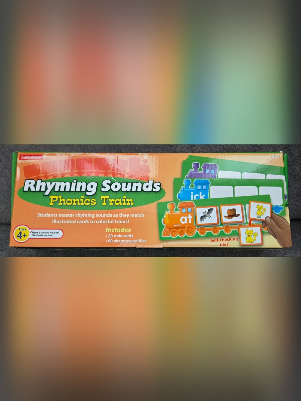 Rhyming Sounds Phonics Train - Orange Educational Matching Toy